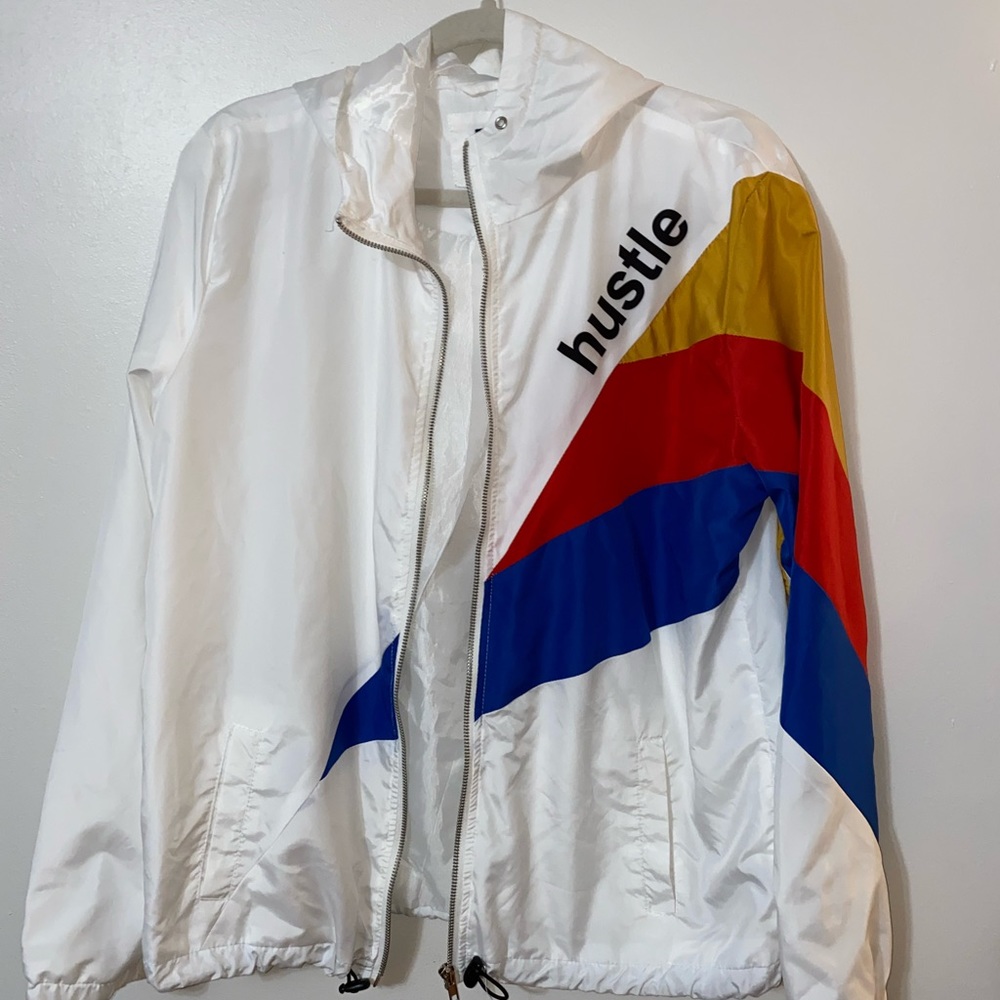White Hustle Jacket